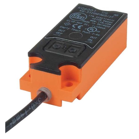 Ifm Capacitive, Rectangular Proximity Sensor, PBT, 2 m, Bare Wire, Wires, Unshielded KQ6001