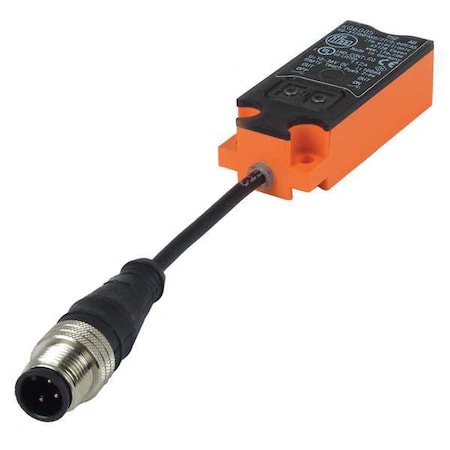 Ifm Capacitive, Rectangular Proximity Sensor, PBT, 0.1 m, M12, Wires, Unshielded KQ6005