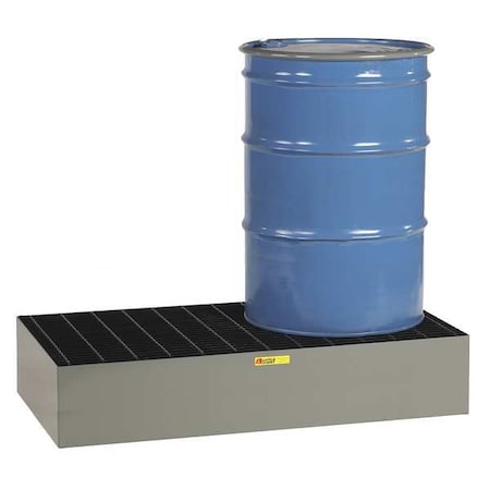Little Giant Spill Deck, 66 gal Spill Capacity, 2 Drums, 3,000 lb Load Capacity, Heavy Gauge Steel SSB-5125-66