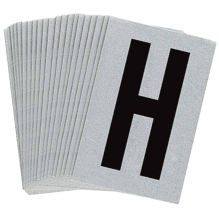 Brady LetterLabel, 1-1/2inH, 1inW, PK25 5900-H