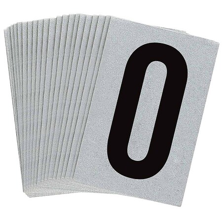 Brady LetterLabel, 1-1/2inH, 1inW, PK25 5900-O