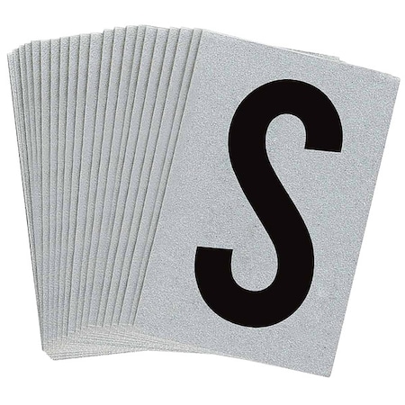 Brady LetterLabel, 1-1/2inH, 1inW, PK25 5900-S