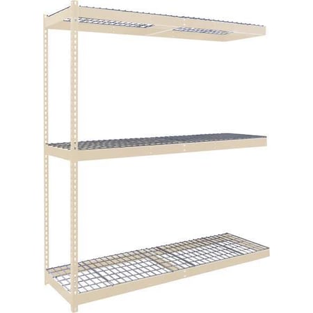 Hallowell Boltless Shelving Add-on Unit, 910 lb. DRHC963684-3A-W-PT