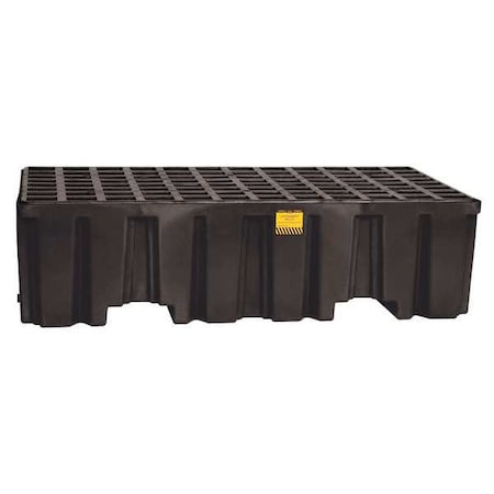 Eagle Mfg Spill Pallet, 66 gal Spill Capacity, 2 Drums, 4,000 lb Load Capacity, Polyethylene 1620B