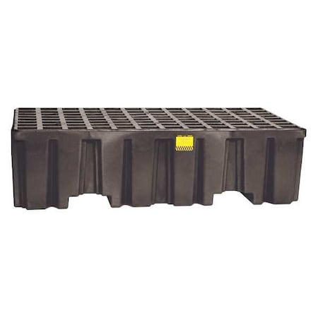 Eagle Mfg Spill Pallet, 66 gal Spill Capacity, 2 Drums, 4,000 lb Load Capacity, Polyethylene 1620BND