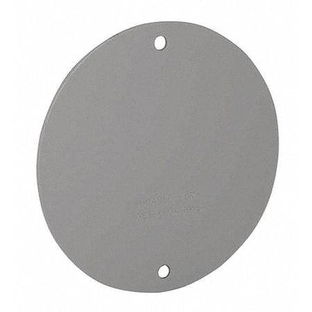 Bell Outdoor Weatherproof Cover, Round Box Type, Steel, Blank Cover Type 5374-0