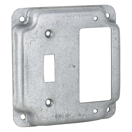 Bell Outdoor Box Cover, Old Work Box Type, Steel, GFCI, Toggle Switch Cover Type 814C