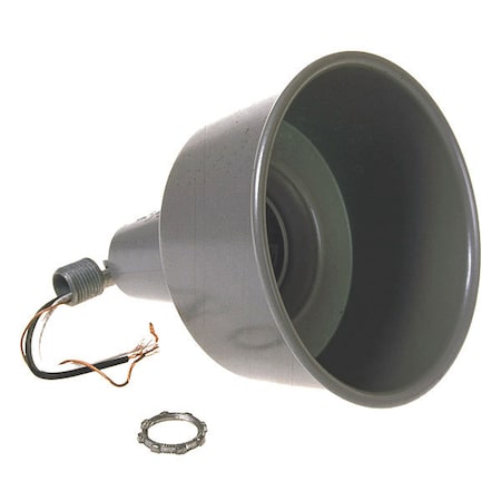 Bell Outdoor Lamp Holder Gray 5613-0