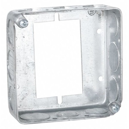 Bell Outdoor Extension Ring, 2 Gangs, Steel, Wall Box Type 187