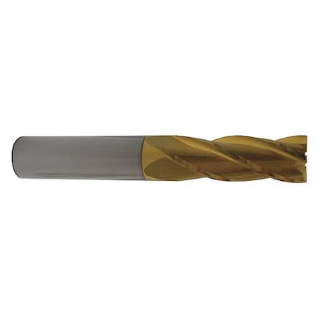 Yg-1 Tool Carbide End Mill, Sq, 1/8, 1/2 Cut L 07558TN