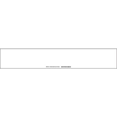 Brady Slider Insert, Aluminum, 4inH x 23-7/8inW 140806