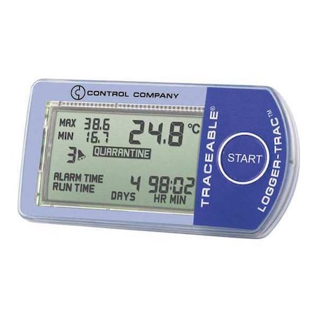 Traceable Data-Logger, -31deg.to122degF, 2-9/16 in.W 6540