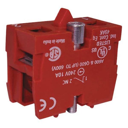 Dayton Contact Block, 1NC, 22 MM 35V483