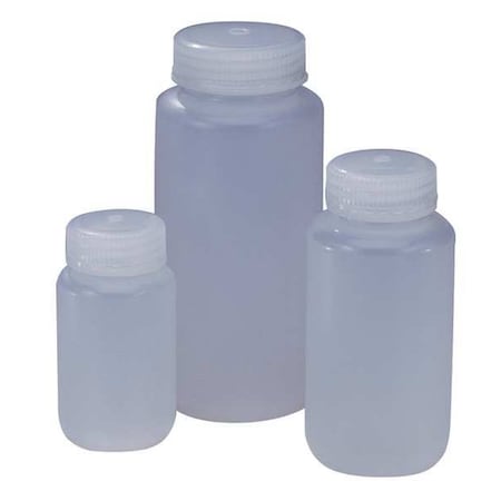 Zoro Select Bottle, Wide, 4 Oz, PP, PK12 F10632-0005