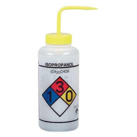 Sp Scienceware Yellow Wash Bottle 32 oz., PK2 F11832-0008