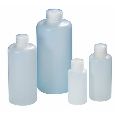 Zoro Select Bottle, Narrow, 8 Oz, HDPE, PK200 10620-9016