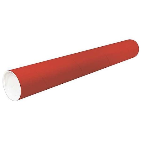 Crownhill Mailing Tube, 36inLx2in.dia, Red, PK50 P2036R