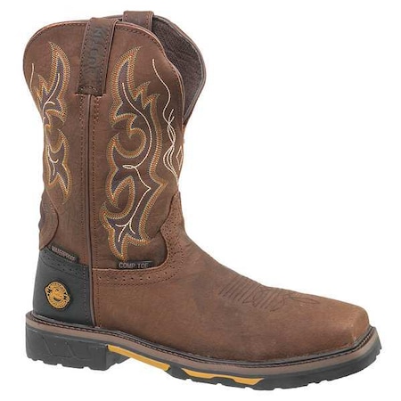 Justin Original Workboots Work Boots, Brown, 8, D, PR SE4625 | Zoro