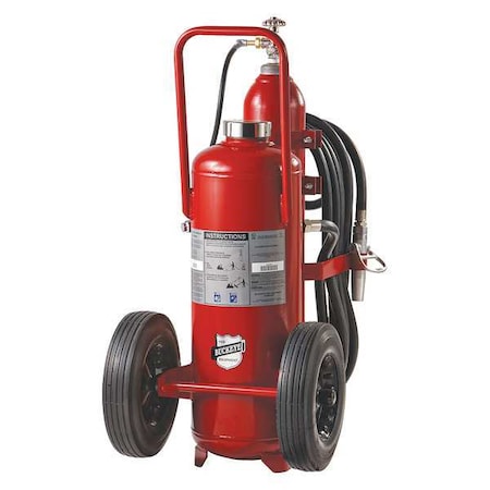 Buckeye Fire Equipment Wheeled Fire Extinguisher, 125 lb Capacity, Class BC , UL Rating320B:C , Potassium Bicarbonate 31320