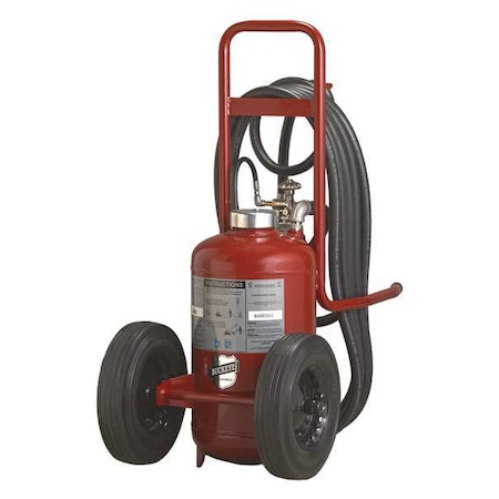 Buckeye Fire Equipment Wheeled Fire Extinguisher, 125 lb Capacity, Class ABC , UL Rating30A:240B:C , Monoammonium Phosphate 31110