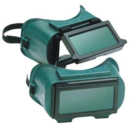 Gateway Safety Welding Safety Goggles, IR Filter Shade 5.0 Lens, Lift Front, PVC Frame, Adj. Straps, 1700 Series 1710U50