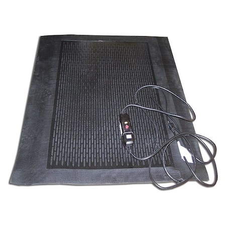 Cozy Portable Electric Heated Floor Mat, 240W, 120 V AC, 1 Phase, 819 BtuH, Non-Oscillating ICE-SNOW