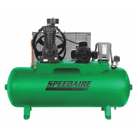 Speedaire Elec. Air Compressor, 2 Stage, 5HP, 16.6CFM 35WC84