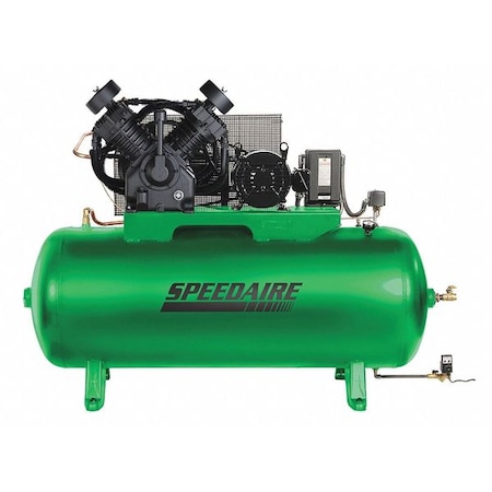 Speedaire Elec. Air Compressor, 2 Stage, 15HP, 50CFM 35WC56