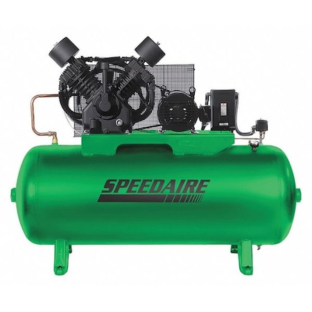 Speedaire Elec. Air Compressor, 2 Stage, 15HP, 50CFM 35WC59