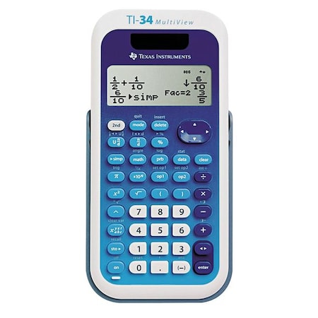 Texas Instruments Scientific Calculator, LCD, 16x4 Digit TEXTI34MULTIV