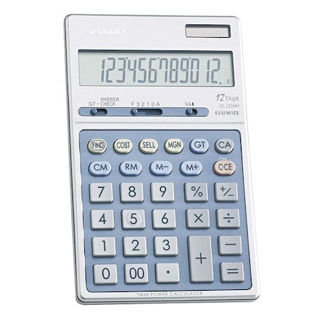 Sharp Executive Handheld Calculator, 12 Digit SHREL339HB