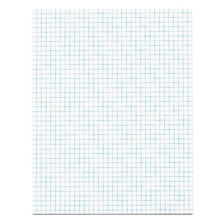 Tops 8-1/2 x 11" Gummed Quadrille Pad, 50 Pg TOP33041