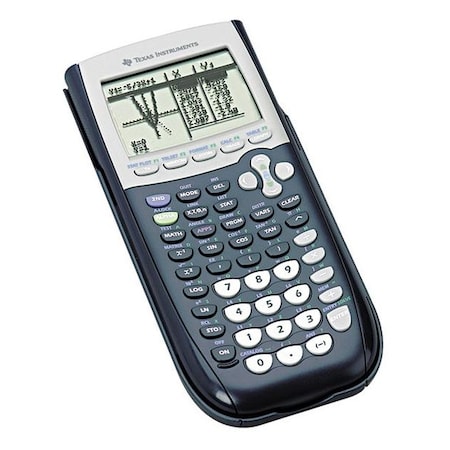 Texas Instruments Graphing Calculator, LCD, 16x8 Digit TEXTI84PLUS