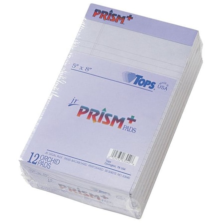 Tops 5 x 8" Colored Writing Pad, Pk12 TOP63040