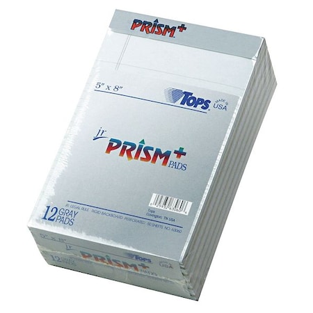 Tops 5 x 8" Colored Writing Pad, Pk12 TOP63060