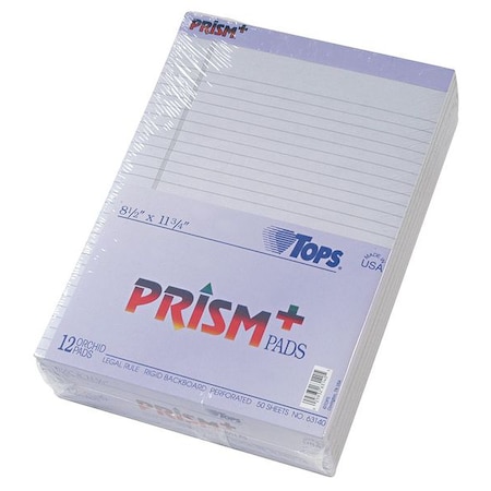 Tops 8-1/2 x 11-3/4" Colored Writing Pad, Pk12 TOP63140