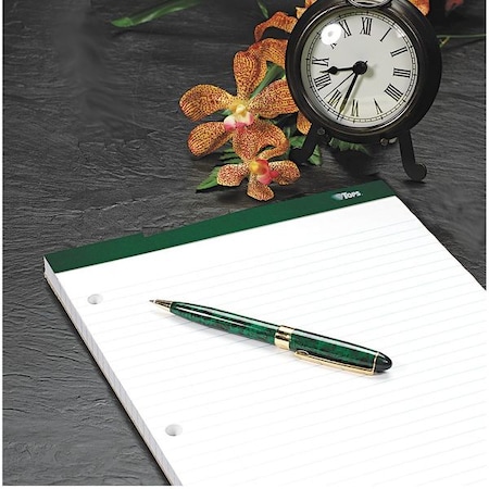 Tops 8-1/2 x 11-3/4" College Ruled Pad With Extra Stiff Back, 100 Pg TOP63384