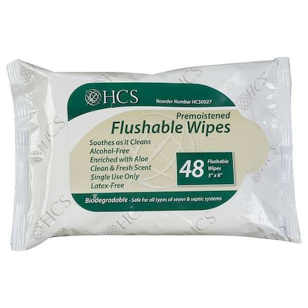 Hcs Body Wipes, Scented, 13 inL, 9 inW, PK24 HCS0026