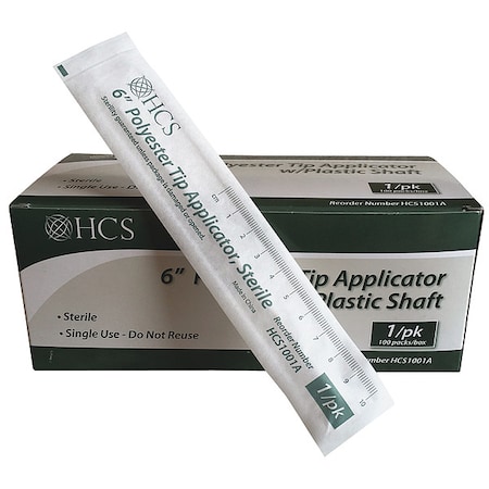 Hcs Swabsticks, Non-Sterile, 6" L, PK1000 HCS1001A