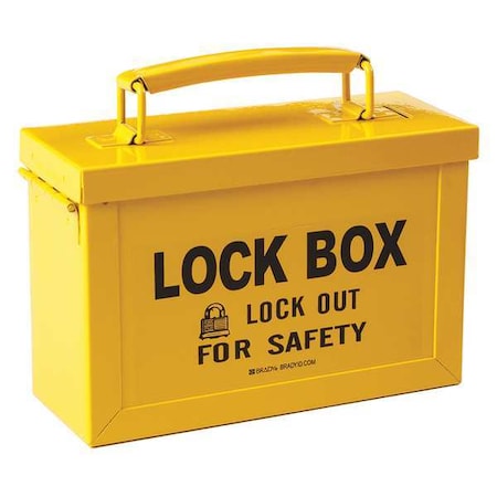 Brady Group Lockout Box, Hinged, 40 Padlocks 65672
