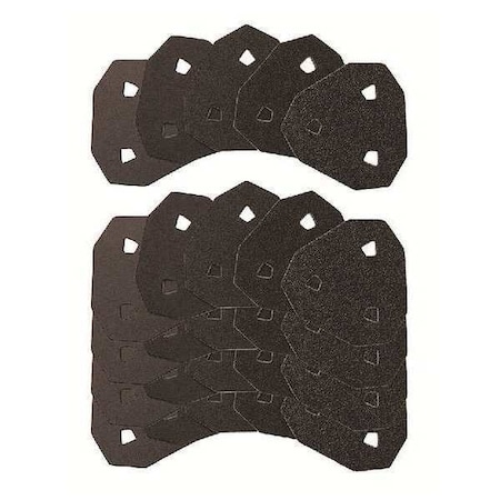 Spyder Oscillating Sandpaper, 3-1/8 In., PK20 750001