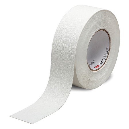 3M Anti-Slip Tape vinyl Proprietary Grit Size, White, 4" W x 60 ft. L, 23 mil Thick 280-4X60