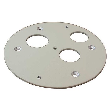 Samsung Gangbox Plate, Metal, Ivory, 6.50 in. H SBP-B-100P