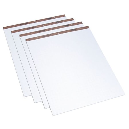 Tops Easel Pad, 1 In Sq, 27 x 34 In, White, PK4 TOP7900