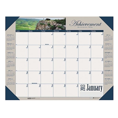 House Of Doolittle Earthscapes Monthly Desk Pad Calendar, Motivational Photos, 22 x 17, 12-Month (Jan-Dec): 2025 HOD175