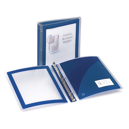 Avery 1-1/2" Round Flexi-View Binder,  Navy Blue AVE17638