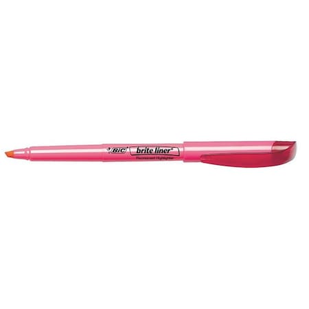 Bic Highlighter, Fluorescent Pink, PK12 BICBL11PK