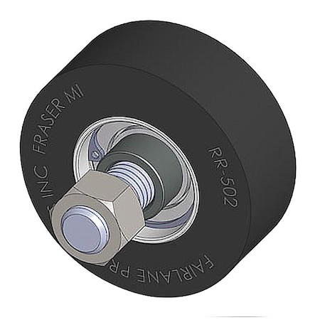 Fairlane Roller 2-1/2 dia. x 1 Wide Standard RR-9502-60-C