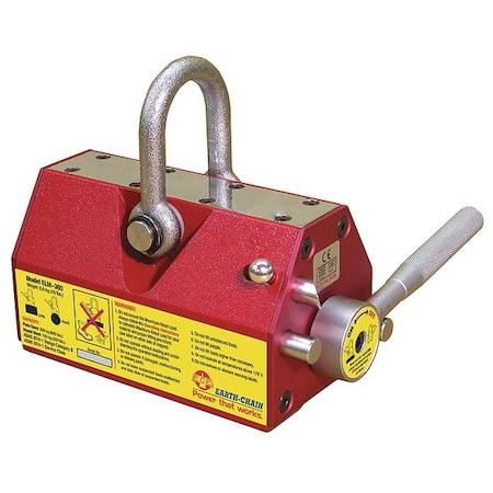 Techniks Lifting Magnet, 660 lb Flat, 300 lb Round ELM-300
