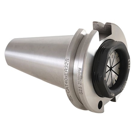 Techniks Collet Chuck, V-Flange, CAT40, ER32, 1.100in 22253S